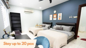Spacious 5 Bedroom Holiday Home Perfect for Gatherings BBQs Rumah Holiday Big 5BR House for 20 Guests - Ideal for Family Celebrations 宽敞整栋别墅 5 间大房间 20人 家庭聚会 生日派对 烧烤聚会
